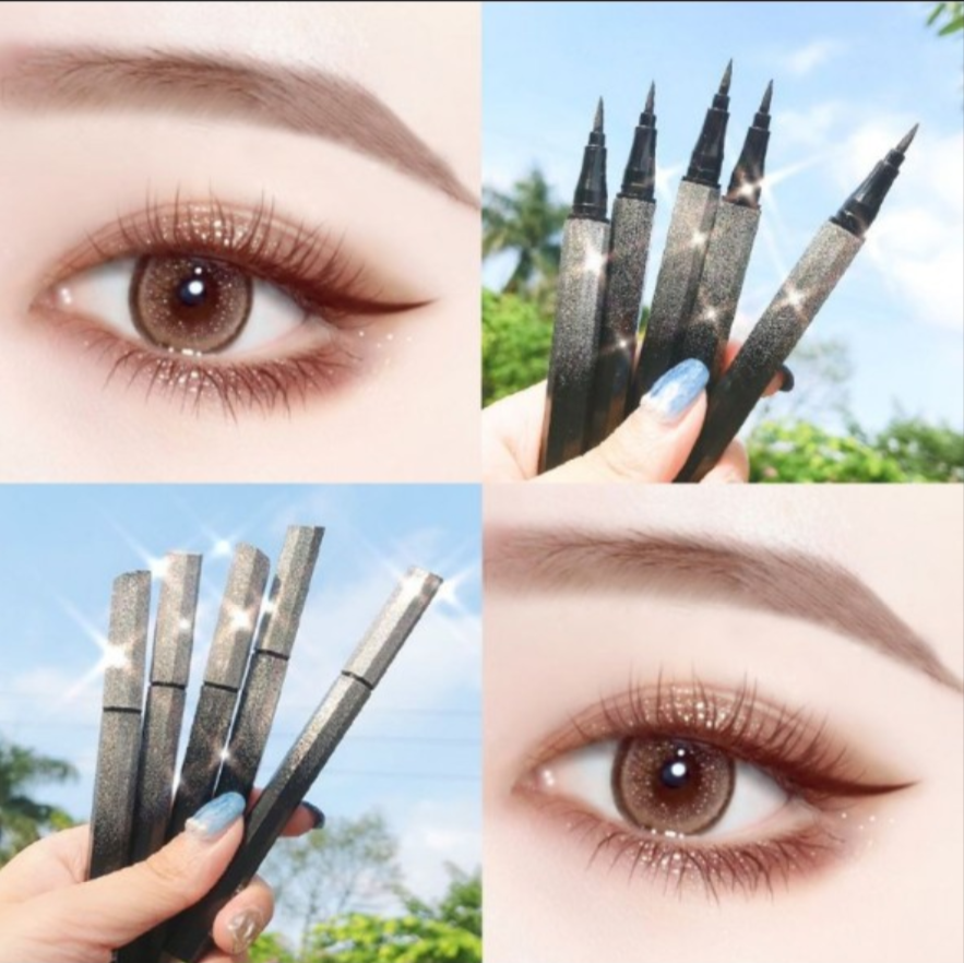 Dạ kẻ mắt vỏ nhũ lấp lánh