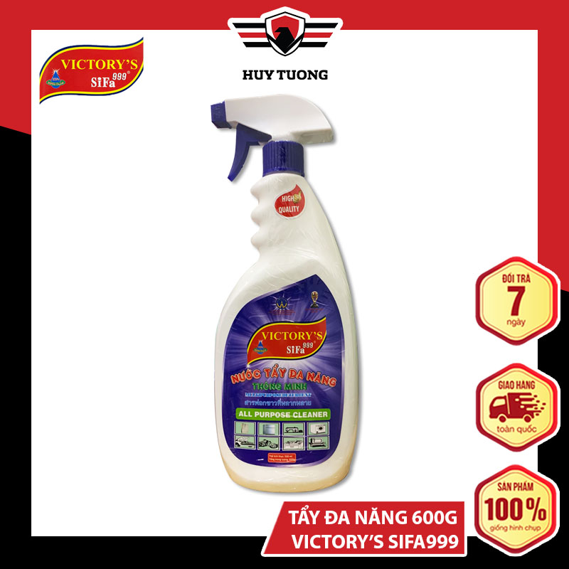 Chất tẩy rửa đa năng - Chất tẩy trắng - Nước lau sàn  - Nước rửa xe đa năng Sifa 600ml cao cấp - Huy Tưởng