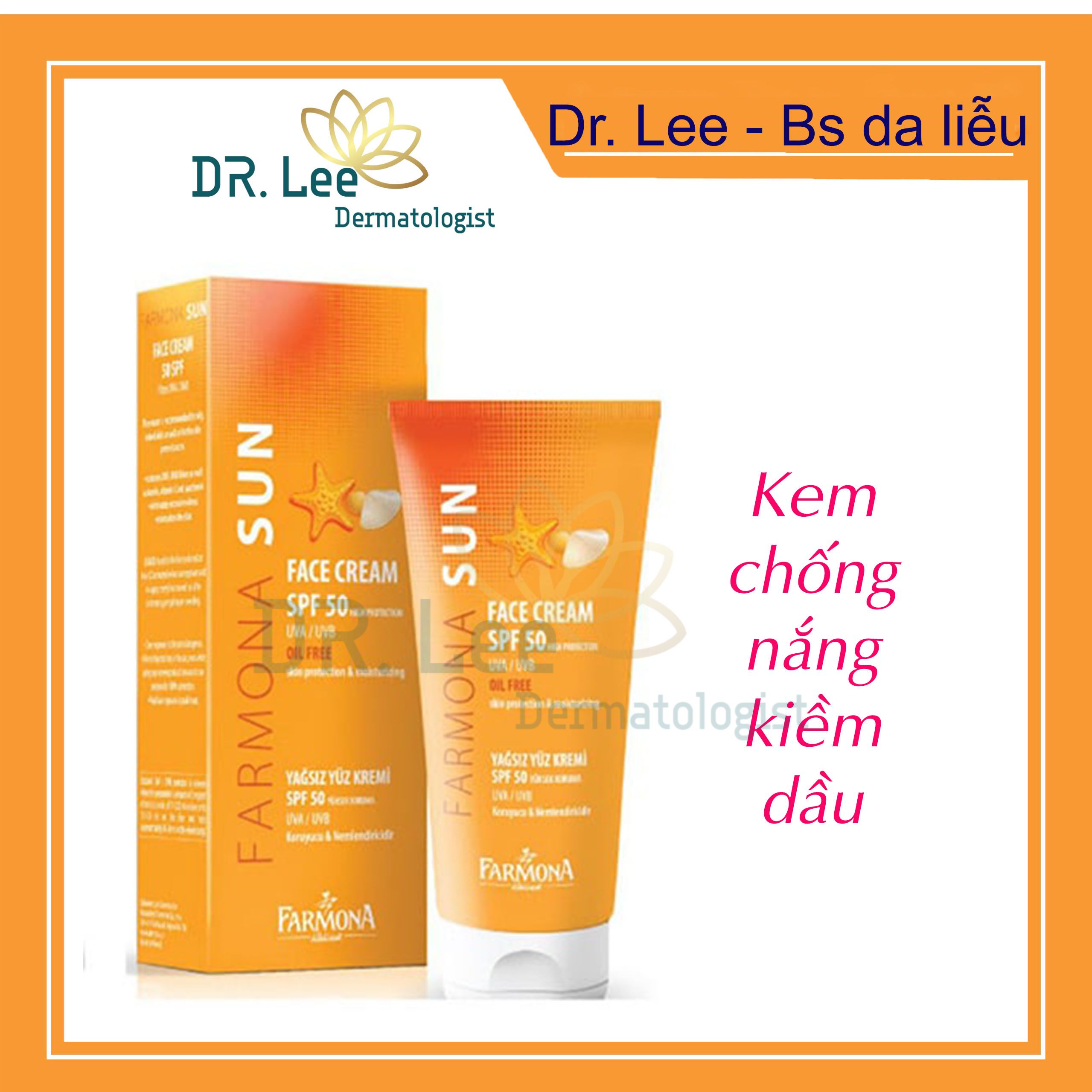 Kem chống nắng kiềm dầu Farmona Sun SPF 50+