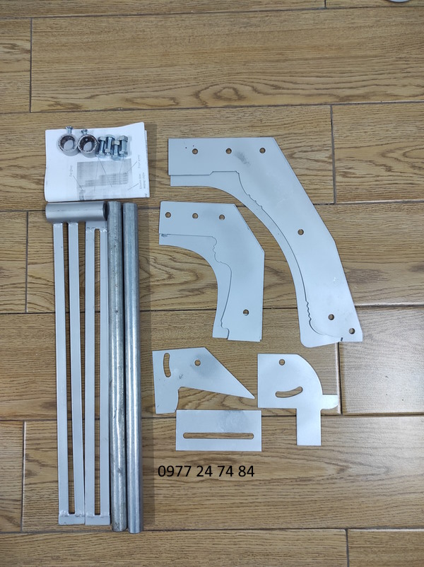 Khuôn quay chậu tròn 60 cm kèm chân đôn.