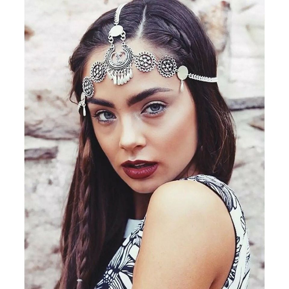Headchain Đội Đầu Phong Cách Boho Vintage