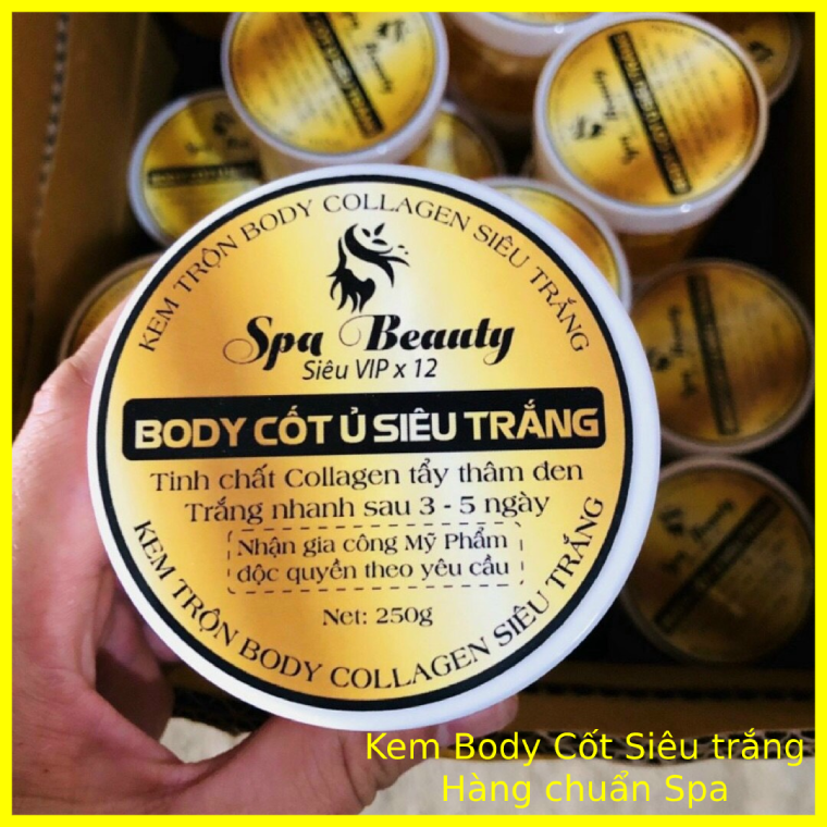 Kem Body Cốt Thái - Body Ủ Cốt Siêu trắng - Spa Beauty siêu Vip 250gr