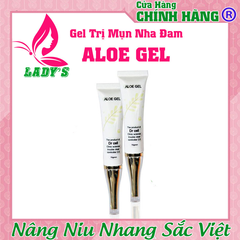 Gel mụn nha đam dr cell, Giảm sưng viêm, giúp khô đầu mụn nhanh chóng, kháng khuẩn chống lây lan mun