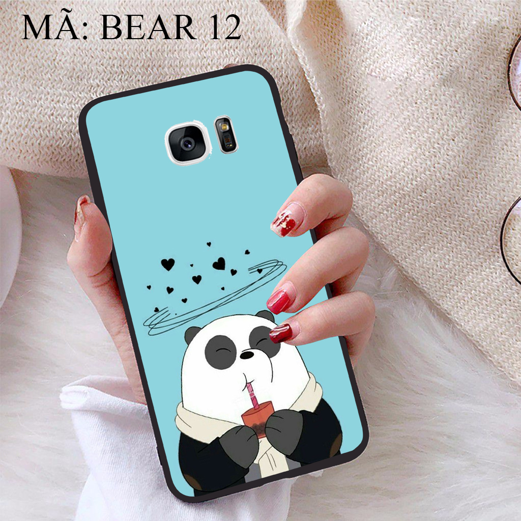 [HCM]Ốp lưng iCase dành cho Samsung Galaxy S7 Edge viền dẻo TPU BST Chúng ta là Gấu