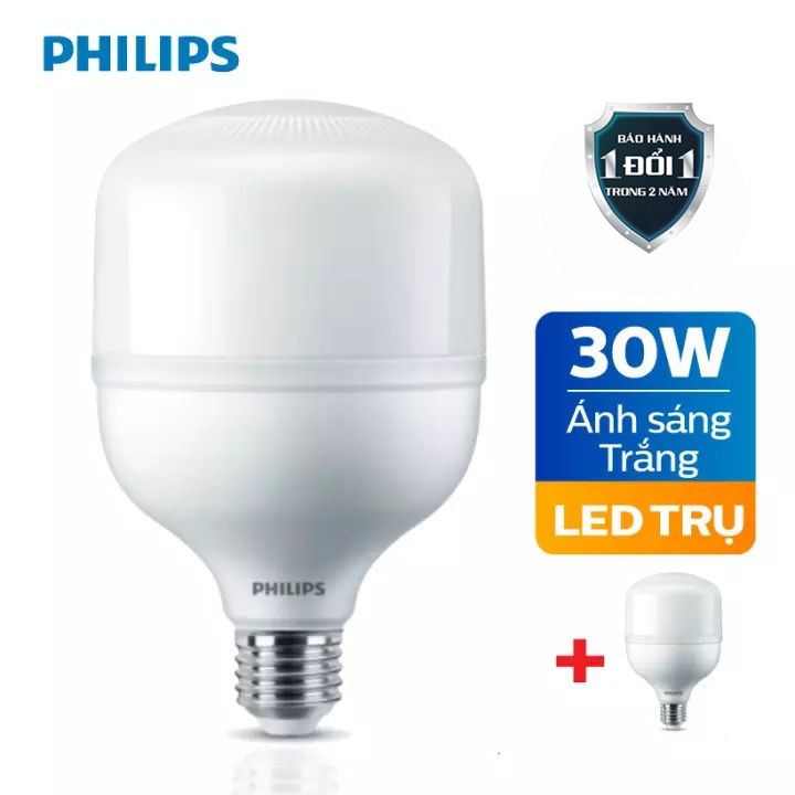 Bóng led trụ philips tforce core 30w e27