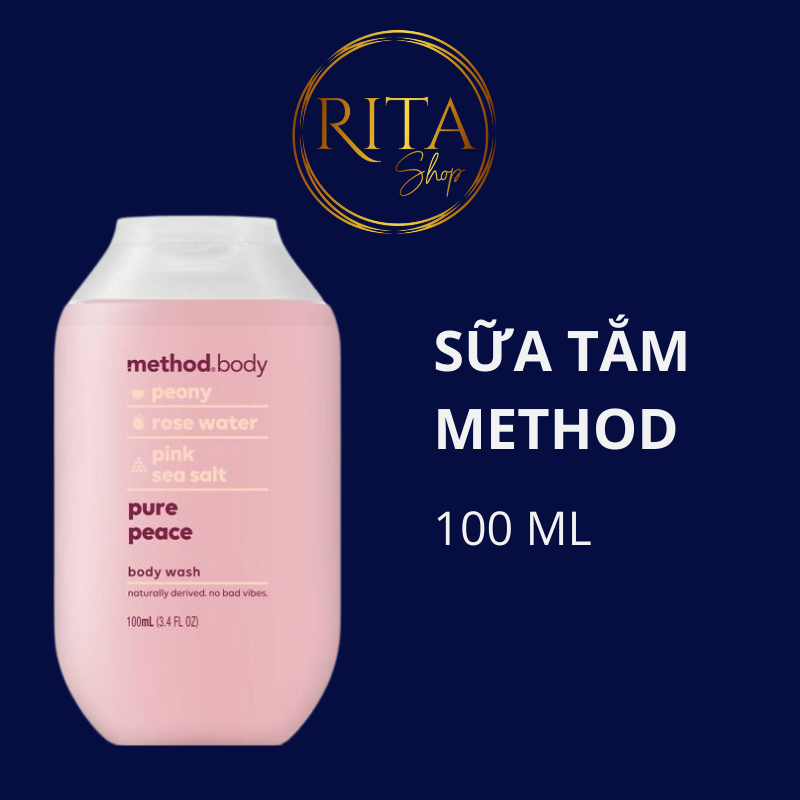 Sữa tắm organic method body - pure peace 100ml