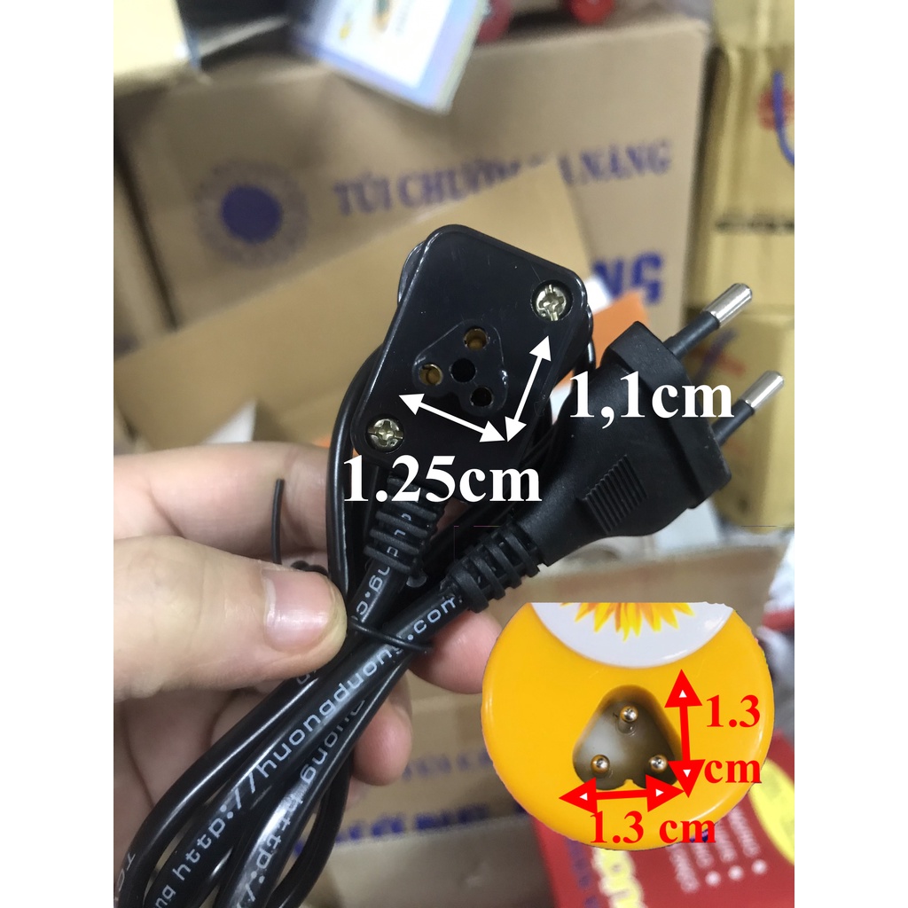 Dây sạc túi sưởi túi chườm nóng