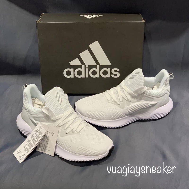 🔥 ảnh thật 🔥 giày alpha bounce trắng full