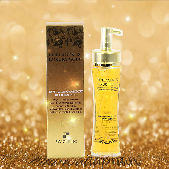 Serum vàng 24k dưỡg da luxury gold 3w clinic hàn quốc 150ml