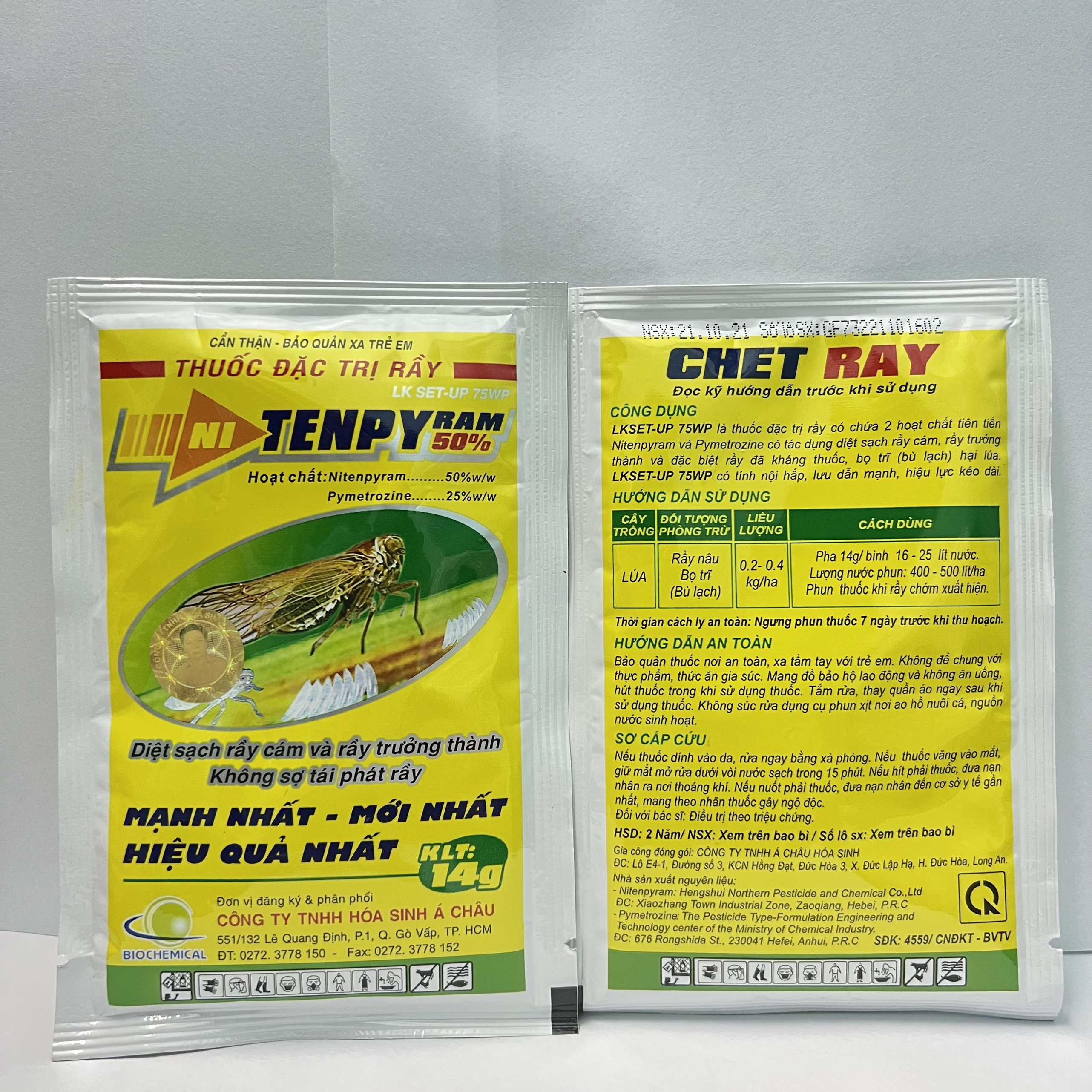 Thuốc trừ rầy phấn trắng, rầy nâu Tenpy Ram 50%