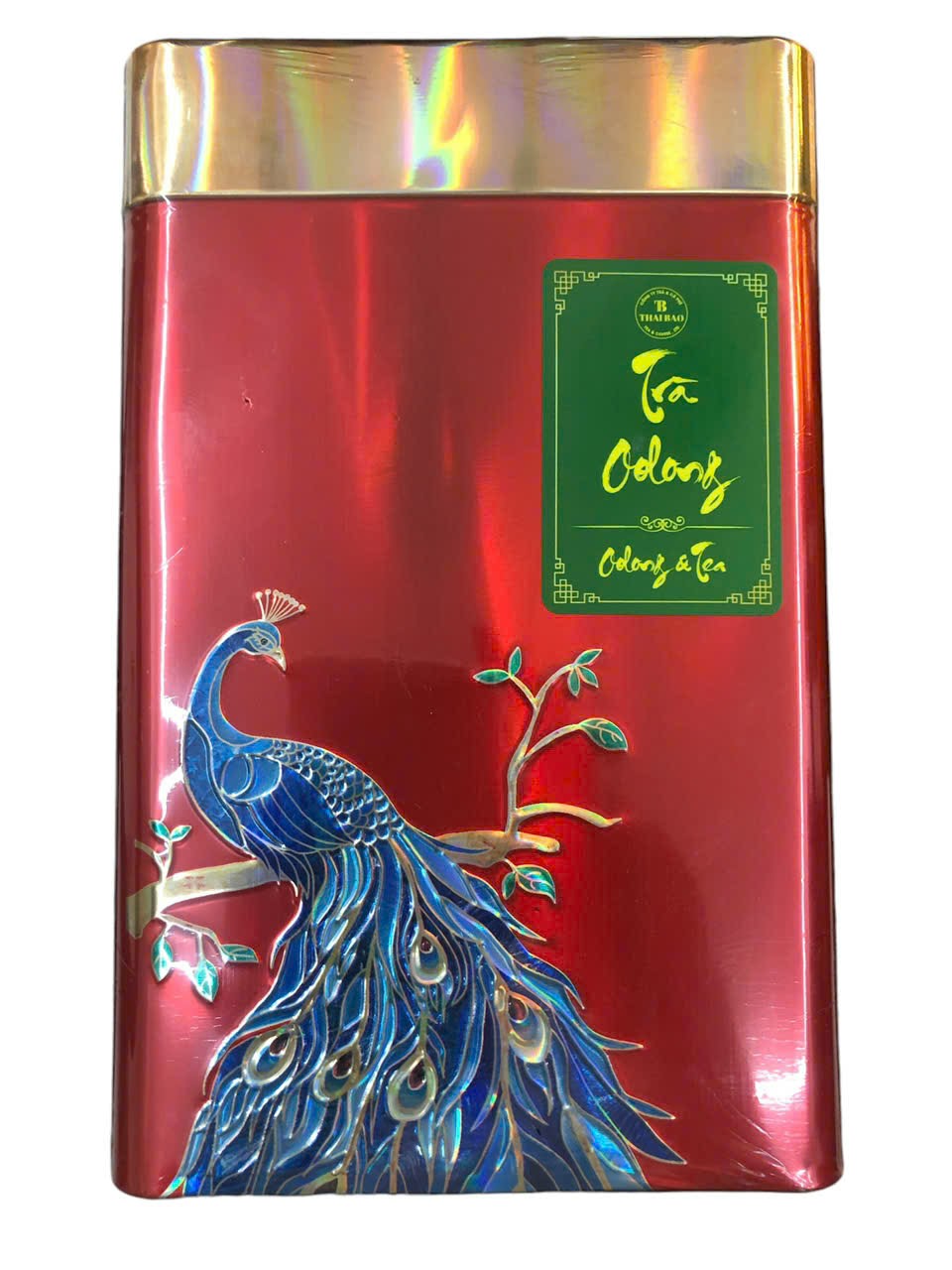 trà ô long tú quý hộp thiếc 200gr , thương hiệu trà thai bảo - bảo lộc lâm đồng