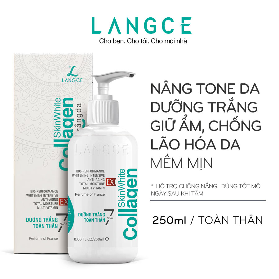 COLLAGEN TRẮNG DA TOÀN THÂN 7 NGÀY 250ml LANGCE