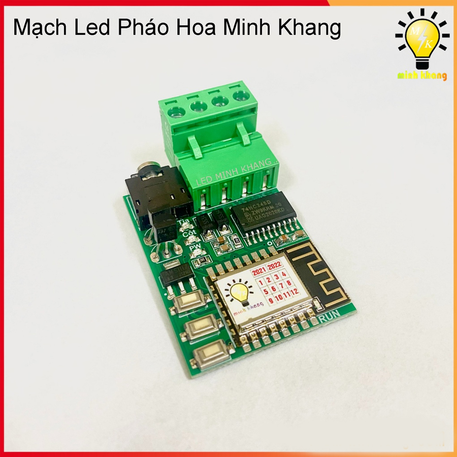 Mạch LED phao hoa Minh Khang 2022 có wifi hơn 64 hiệu ứng khác nhau