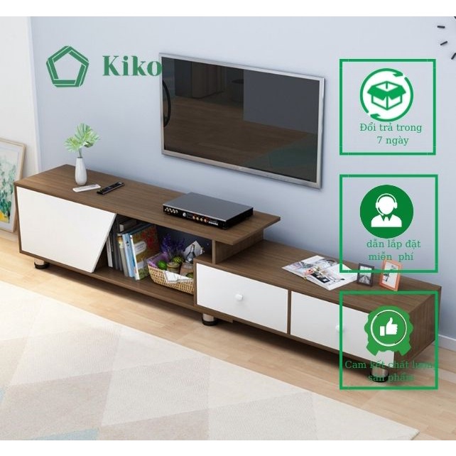 Tủ Tivi - Kệ Tivi Phòng Khách TV 106 Gỗ MDF 15mm chống Mọt Đa Năng