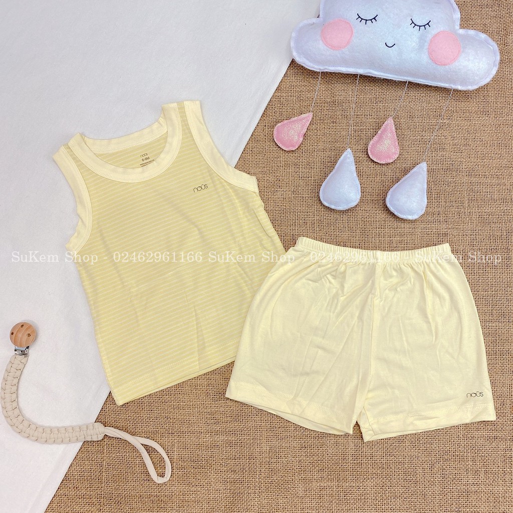 Bộ ba lỗ petit nous - vàng nhạt chất siêu mềm mịn 2021 - sukem shop