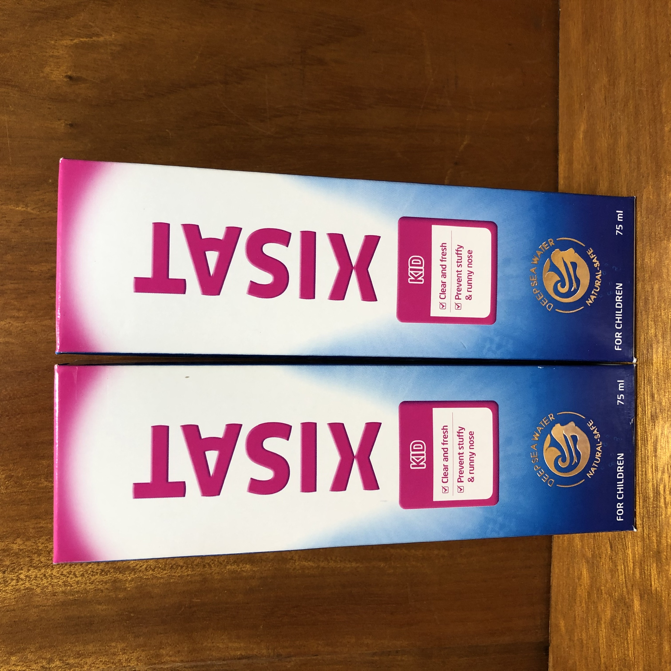 Dung dịch vệ sinh mũi nước biển sâu Xisat 75ml-Hồng Trẻ em