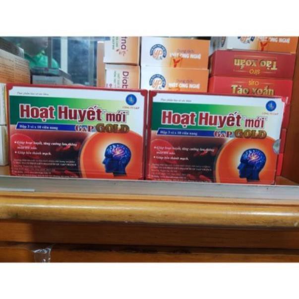 Hoạt huyết g&p gold lưu thông máu não, rối loạn tiền đình gp