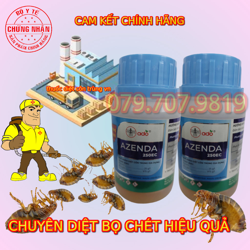 Thuốc diệt bọ chét hiệu quả - azenda 250ec - 100ml