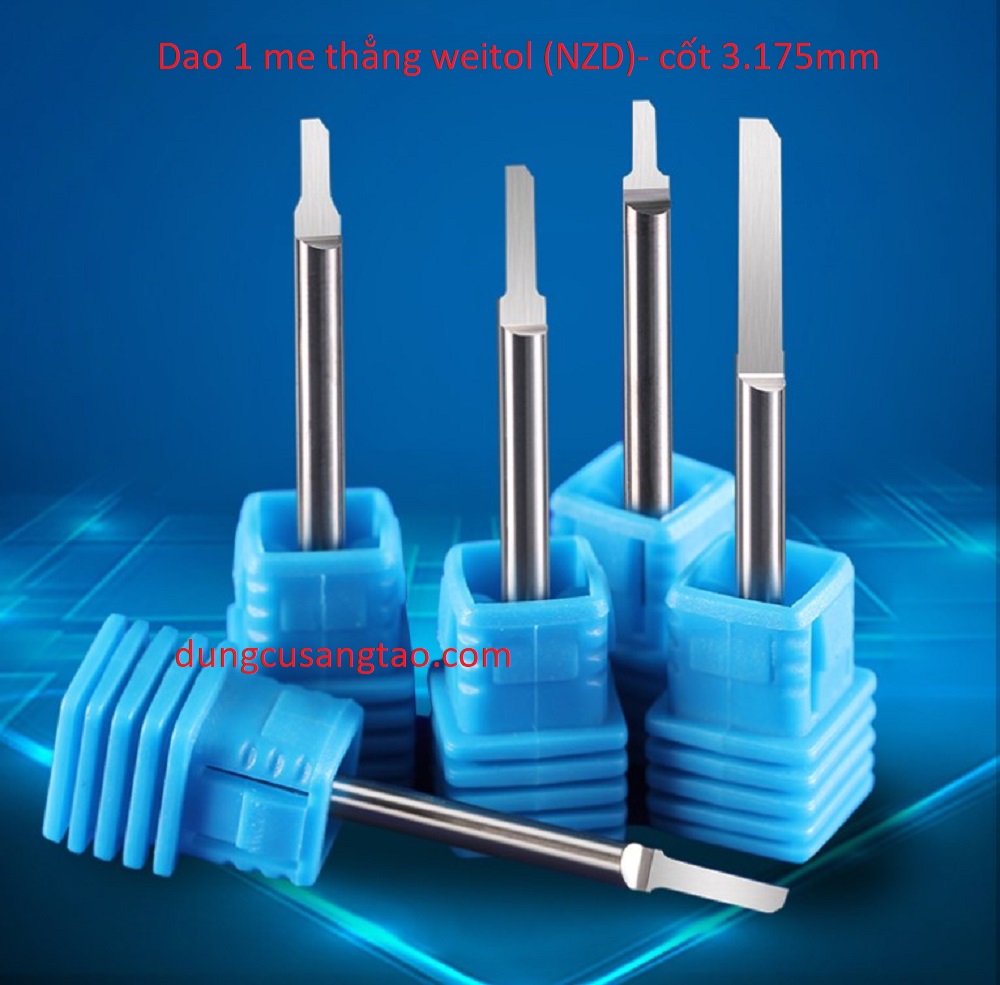 Dao phay 1 me thẳng weitol nzd / dao phay thẳng nzd