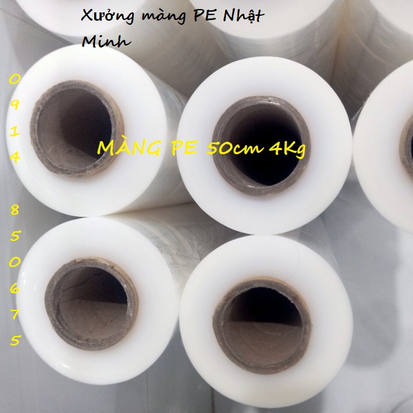 Combo 5 cuộn màng pe quấn hàng 50cm 4kg