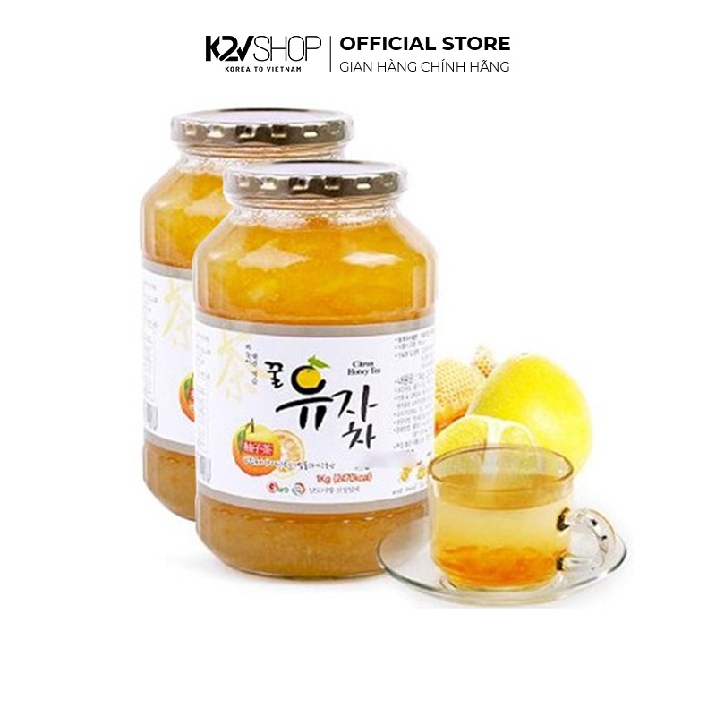 K2V Shop Mật ong chanh Hàn Quốc Gavo Farm Citron Honey Tea 1KG