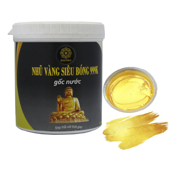 Nhũ vàng gốc nước siêu bóng 999k (1kg)