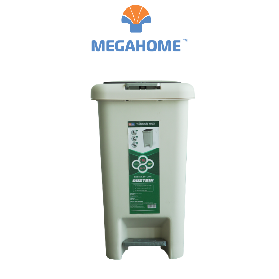 Thùng rác nhựa mới Megahome 10 Lít