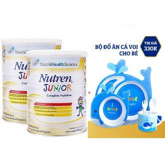 Combo 2 lon Sữa bột Nutren Junior 800g