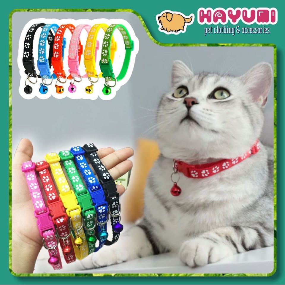 VÒNG CỔ VẢI MỀM KÈM CHUÔNG DÀNH CHO CHÓ MÈO