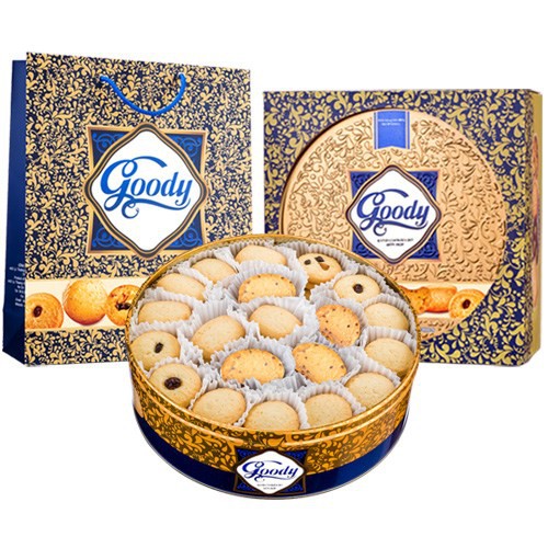 Bánh hỗn hợp hộp thiếc goody 908 gam