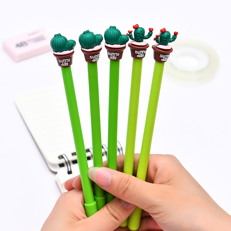Bút Gel/Mực nước xương rồng dễ thương