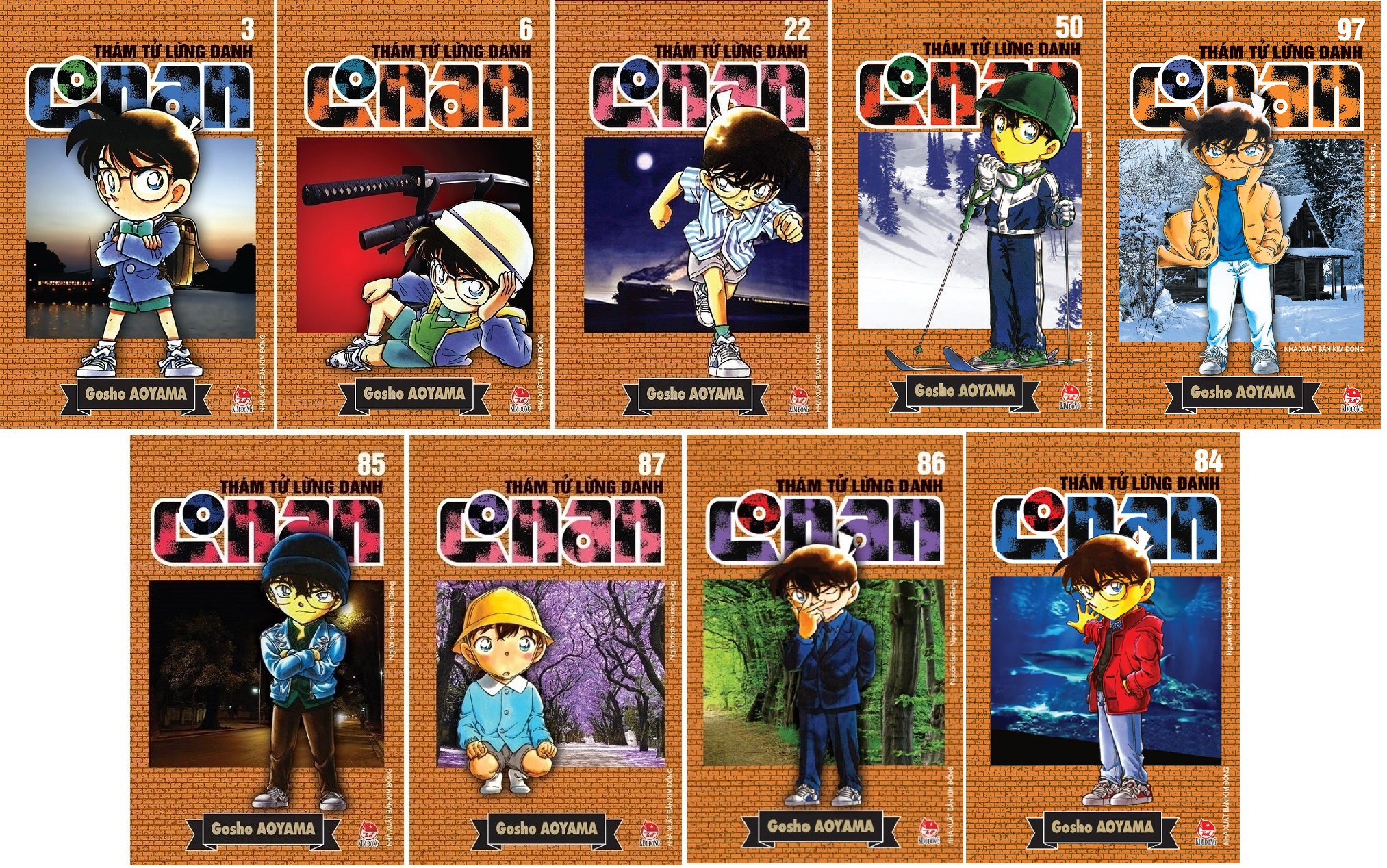 Sách - Combo Thám tử lừng danh Conan - 9 quyển