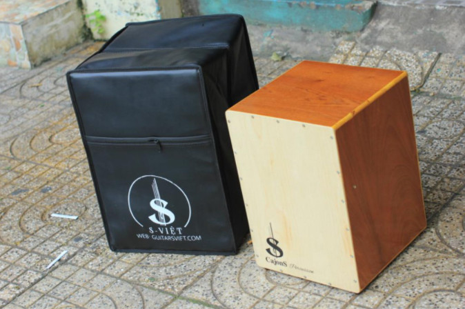 Bao da đựng cajon 3 lớp , cao cấp , chống sốc , bảo vệ cajon không bị nứt vỡ