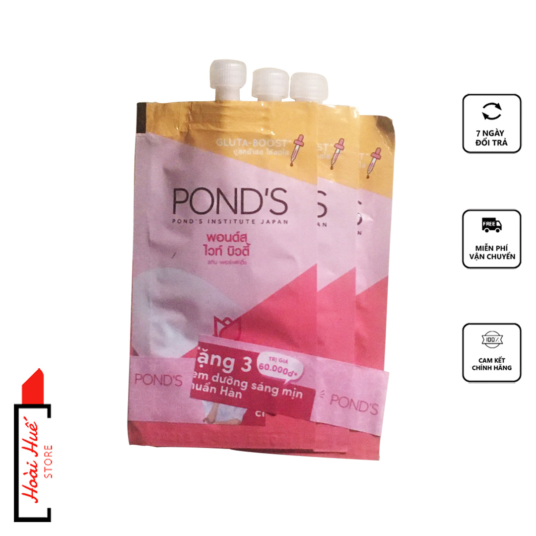 5 gói kem dưỡng ẩm sáng da ban ngày pond's bright beauty spf30pa++- hàng khuyến mại 6.5g