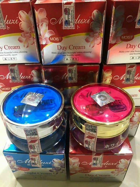 Meiduzi cream ngày và đêm – Kem dưỡng trắng da trị nám tàn nhang ban ngày và ban đêm