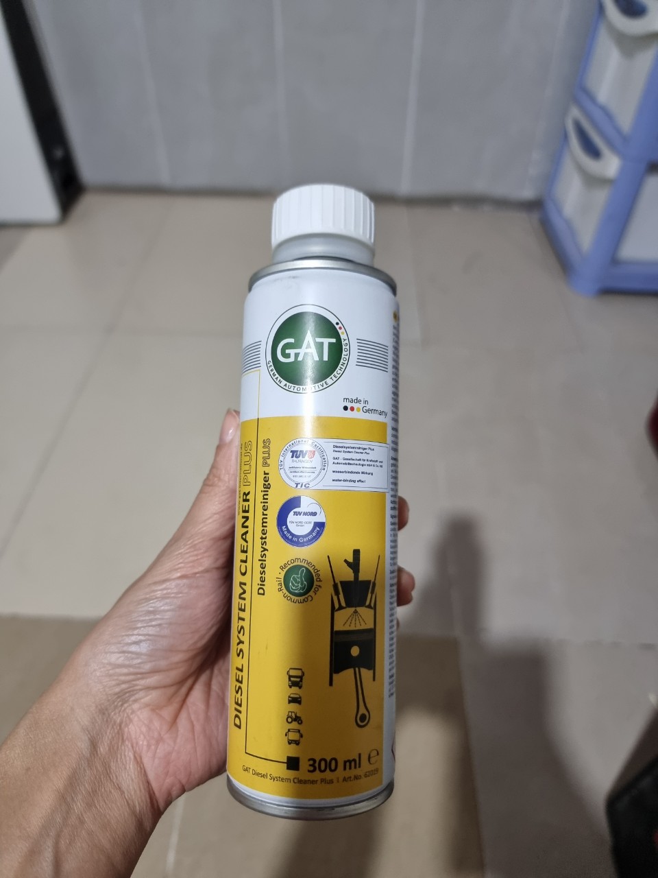 Combo 5 chai dung dịch làm sạch buồng đốt và kim phun chính hãng GAT