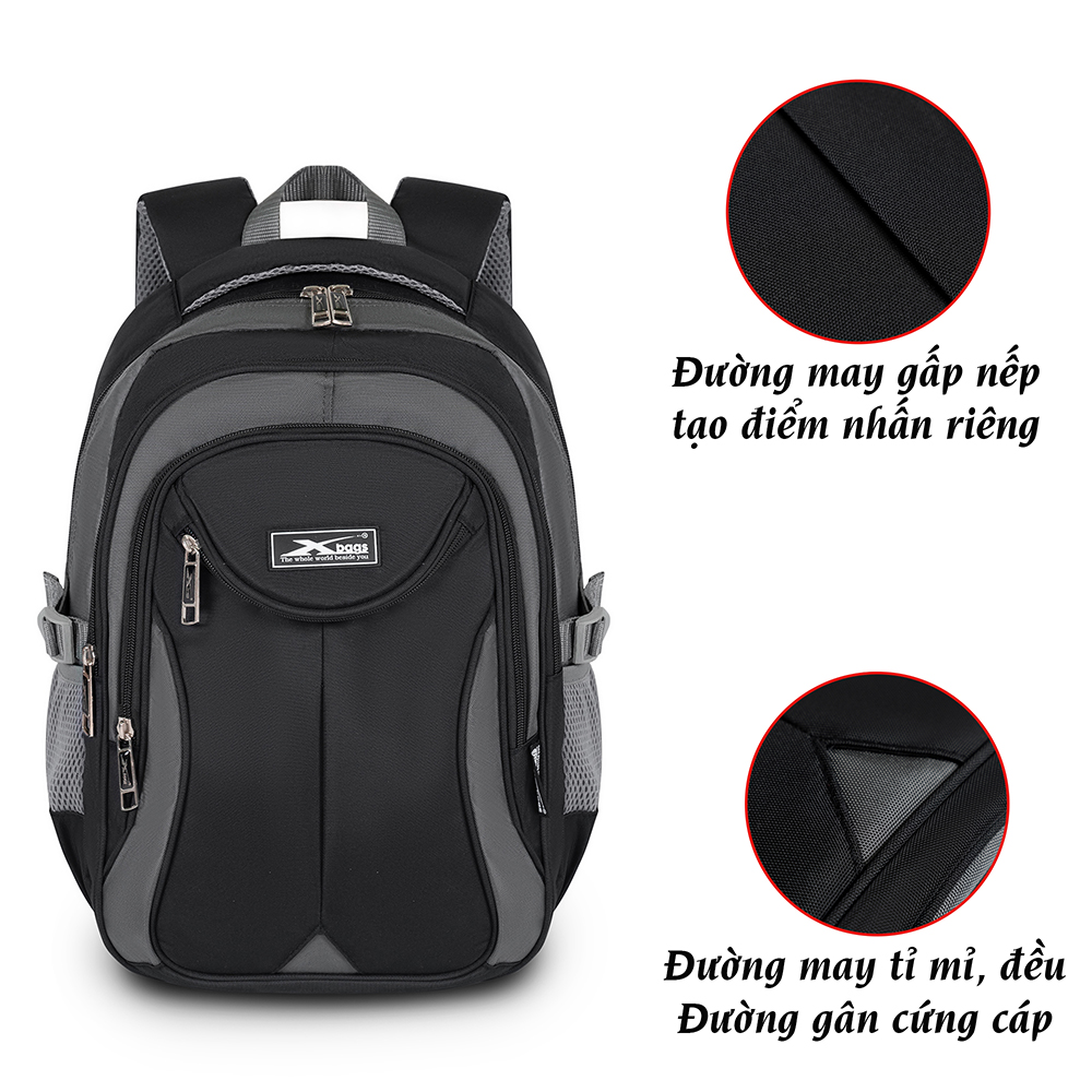 Balo laptop Xbags Xb 2002 balo cao cấp nhiều ngăn