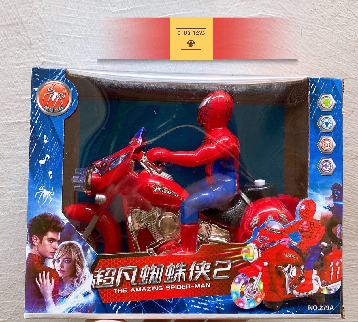 Lịch sử giá Người nhện - spider man phóng xe moto kèm nhạc và đèn nhấp nháy  giải cứu người đẹp cập nhật 4/2023 - BeeCost