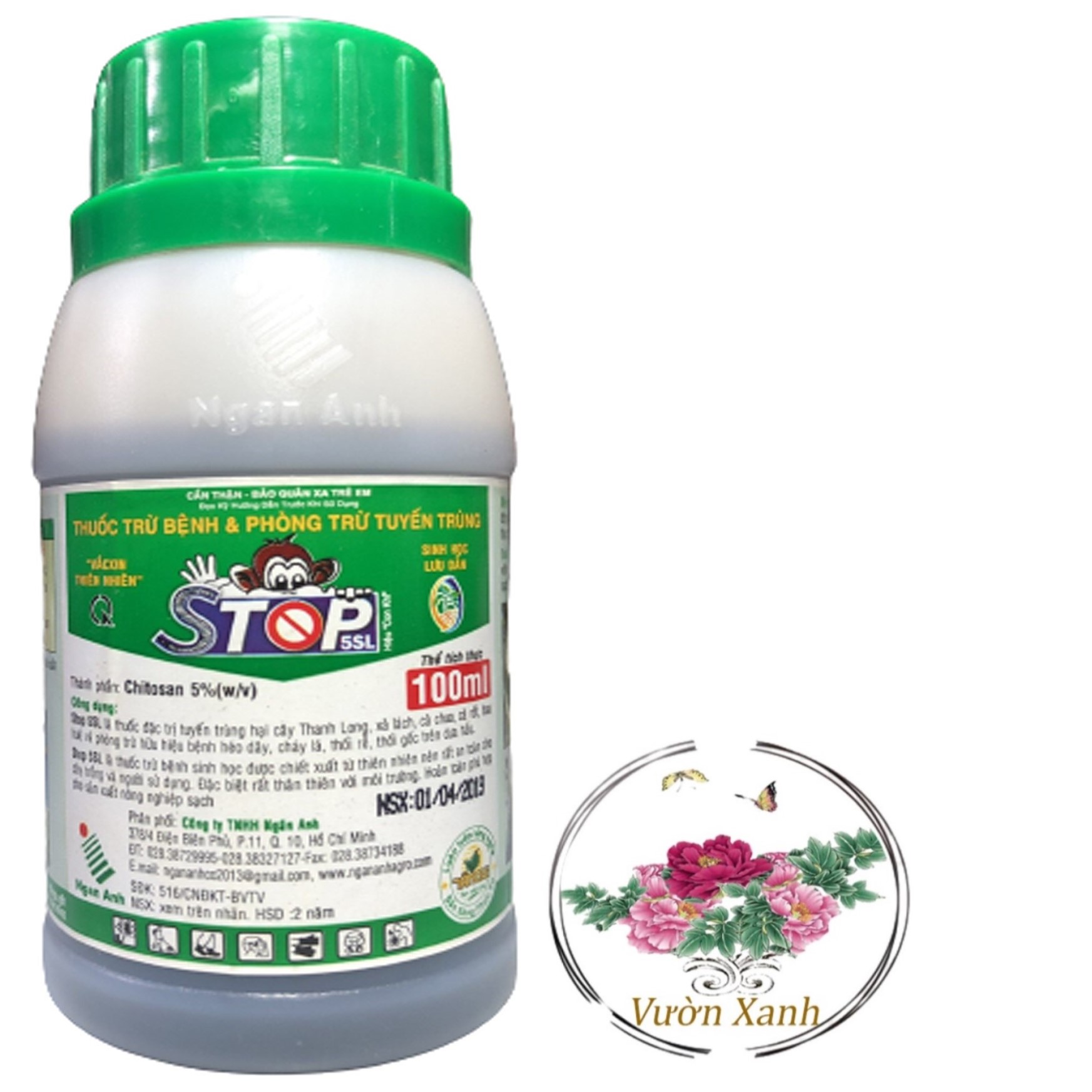Thuốc trừ bệnh & phòng trừ tuyến trùng stop 5sl - #538a# 100ml
