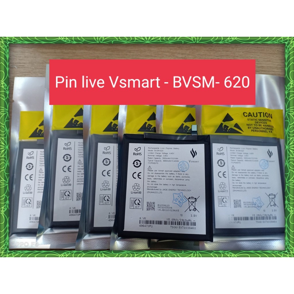 Pin vsmart live bvsm-620 zin hãng