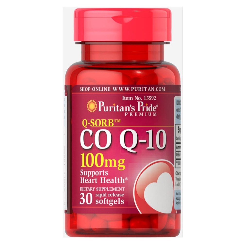 Viên uống hỗ trợ tim mạch, chống lão hóa daPuritan s Pride Coq 10 Co Q