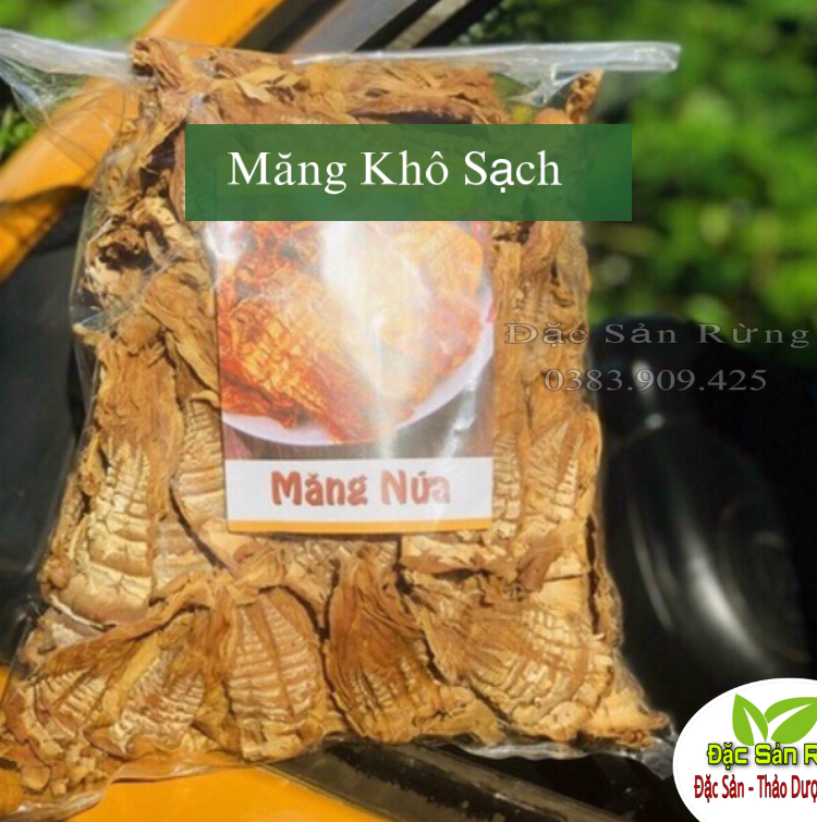 Măng nứa khô sạch, non - đặc sản rừng