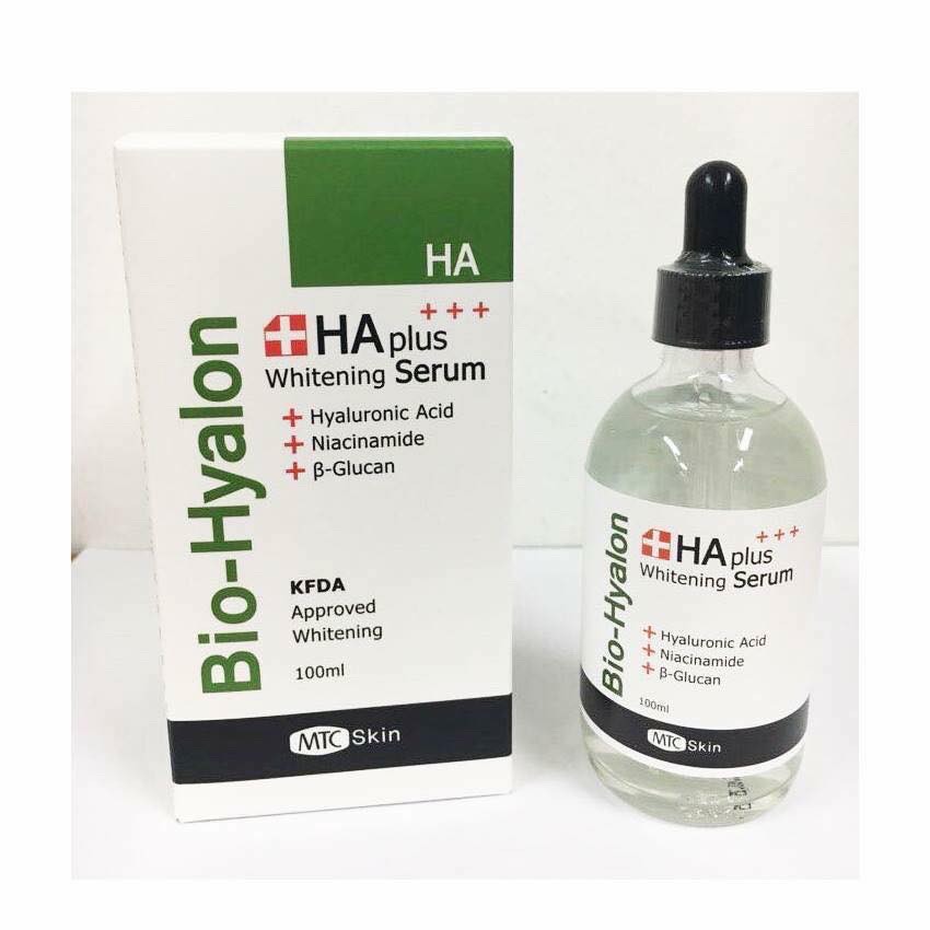 Serum ha plus cấp ẩm làm trắng da chính hãng mtc skin bio - hyalon 100ml