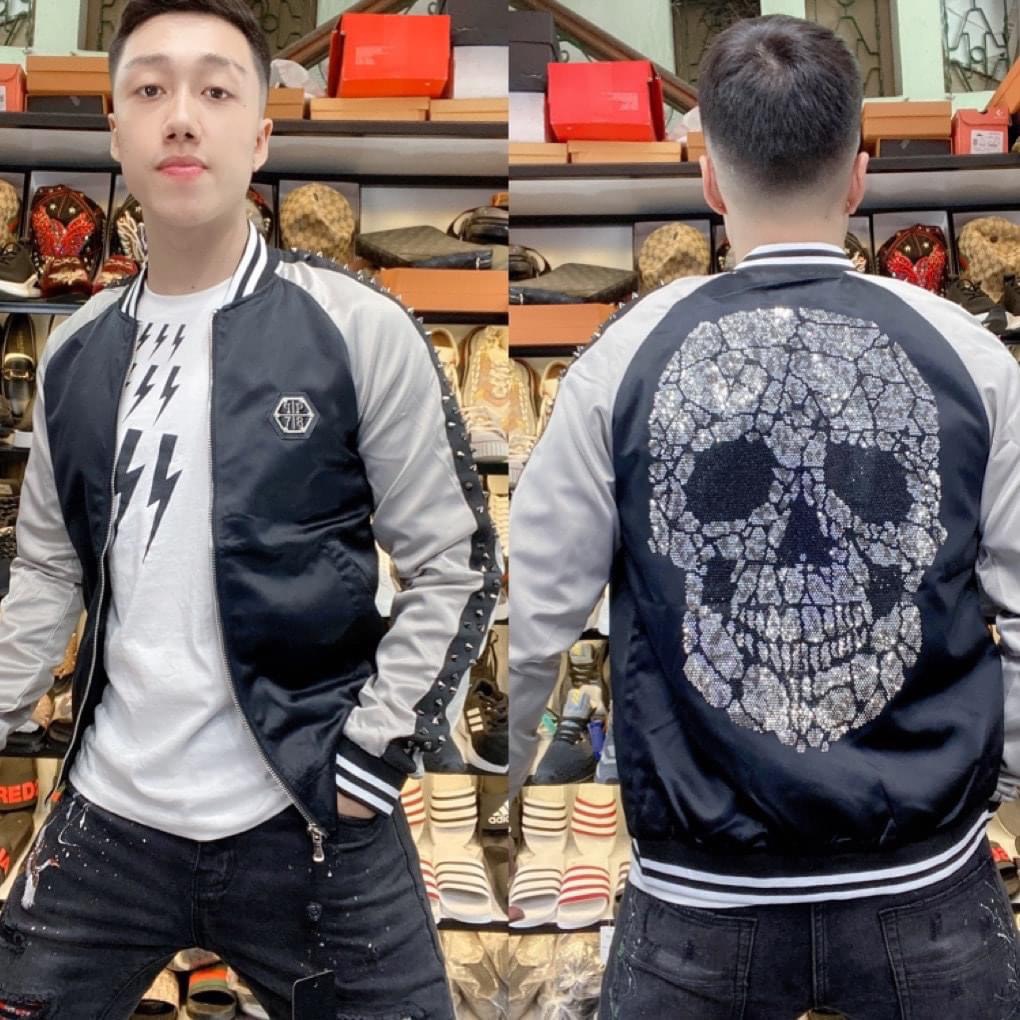 Ao khoac bomber dinh da dau lau sieu cap