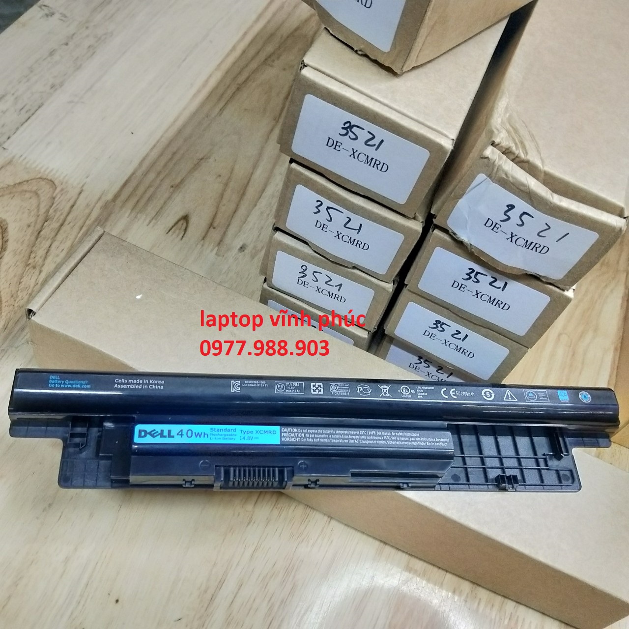 Pin dell inspiron 15r 3521 3531 3537 3542 3543 5521 5537 5737 7447 5437 5421 3421 3440 3442 3437 3443, latitude 14 3000 dell latitude 3440 3540 e3440 e3540, vostro 2421 2521 xcmrd zin 100%