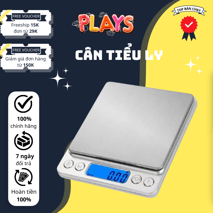 Cân tiểu ly điện tử nhà bếp mini định lượng từ I2000 0.1g - 5kg, Dụng cụ cân nhà bếp chia thực phảm thống minh, cân tiểu ly điện tử nhà bếp mini, cân tiểu ly nhà bếp cao cấp, cân điện tử mini nhỏ gọn