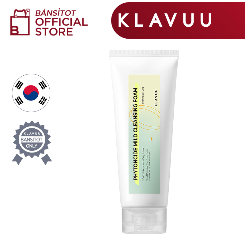 Sữa rửa mặt nhẹ nhàng KLAVUU Phytoncide Mild Cleansing Foam 150ml [KLAVUU ra mắt sản phẩm mới]