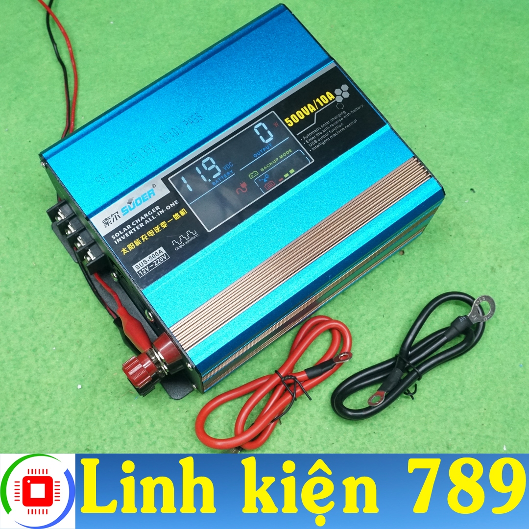 Bộ kich điện 220V 500W kiêm sạc NLMT 10A - LinhKiện789