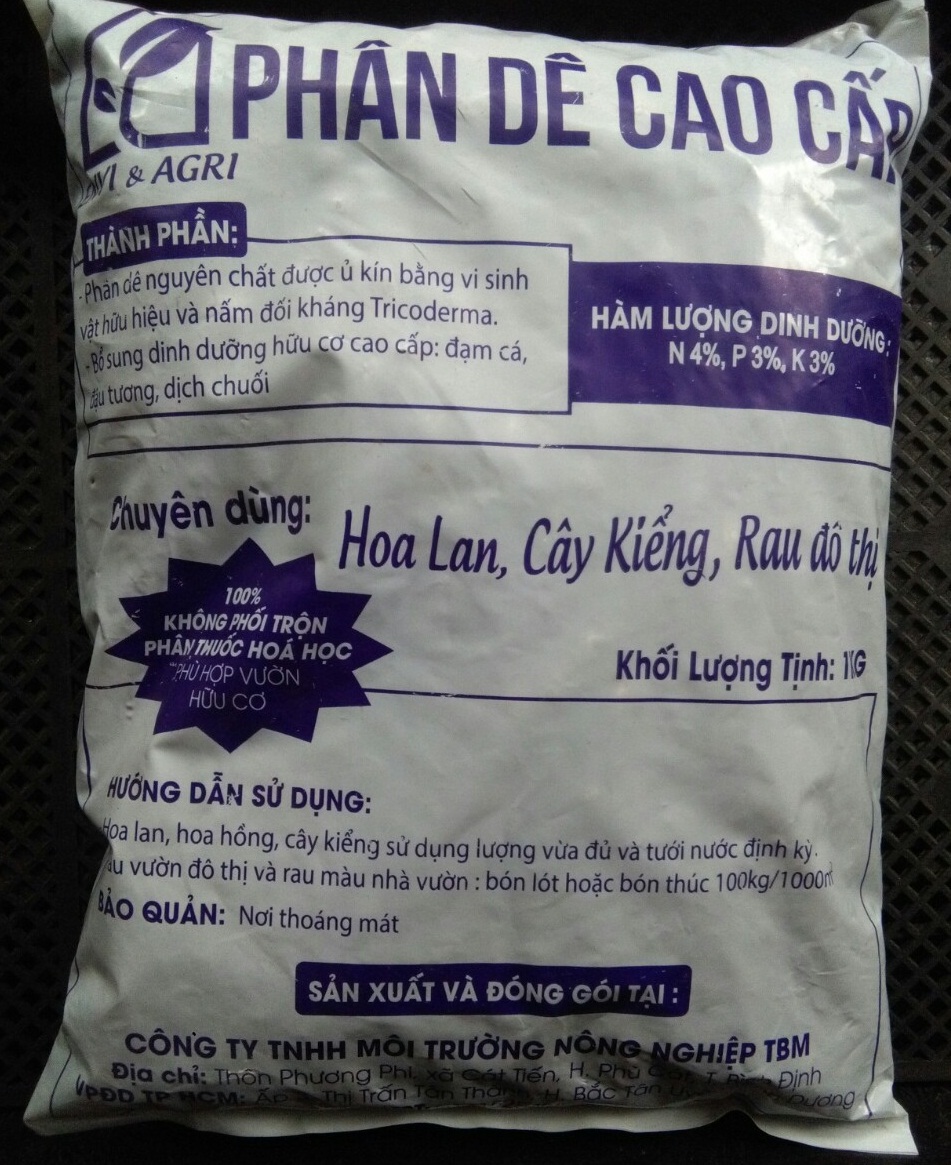 PHÂN DÊ Ủ NẤM TRICHODERMA CAO CẤP 1KG