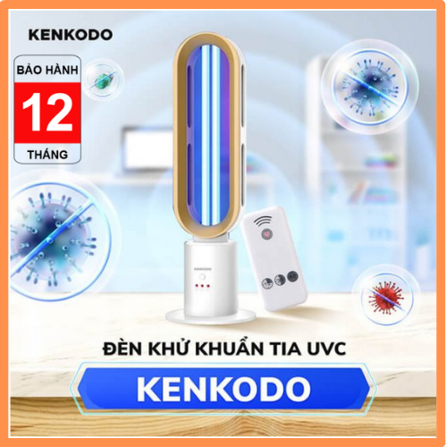 Đèn uv Kenkodo 38W 9000H / đèn tia cực tím diệt khuẩn với tính năng khử khuẩn tia uvc và ozone O3